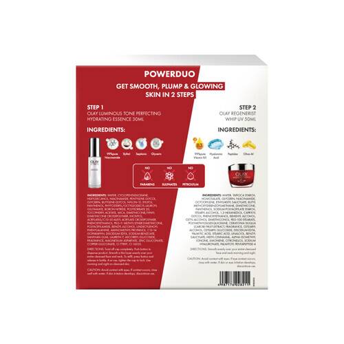 Olay Powerduo Regenerist Whip and Luminous Serum Hydrate & Glow Pack- 50g & 30 ml, 2 image