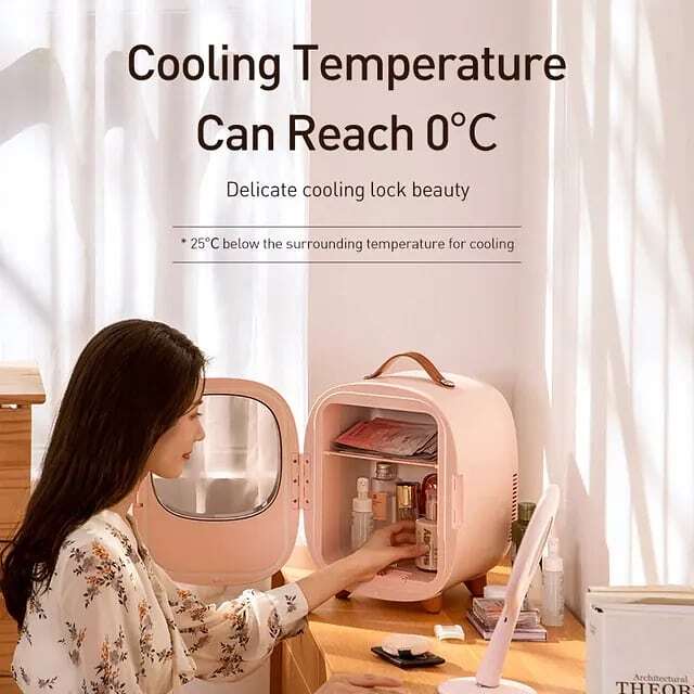 Baseus Zero Space Refrigerator (8L Winter heat preservation and Cooling in Summer)220V CN White, 3 image