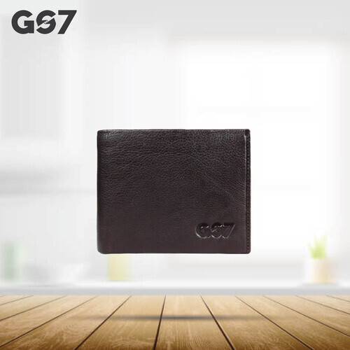 GS7 Men's Bifold Dark Chocolate Short Wallet, 3 image