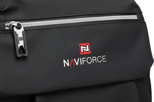 NAVIFORCE B6805 Fashion Men's Backpacks Large Capacity Business Casual Travel with USB - Black, 21 image