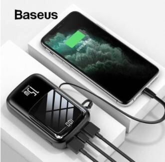 Baseus Qpow Digital Display Power Bank - 10000mAh ( iphone )