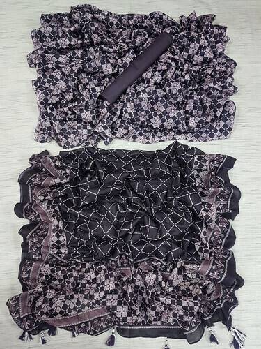 Ruposhi Cotton Unstitch Printed Three Piece For Women-NF615