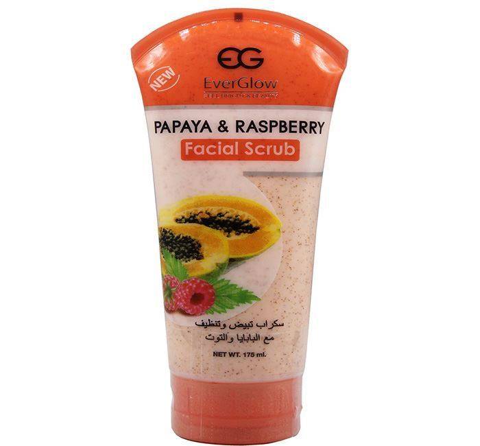 Everglow Papaya with Raspberry Facial Scrub 175ml