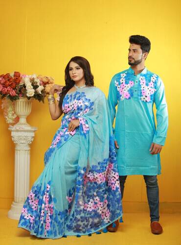 Couple Combo dresses - Flower design – www.soosi.co.in
