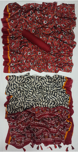 Ruposhi Cotton Unstitch Printed Three Piece For Women-NF1444