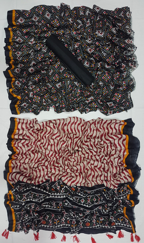 Ruposhi Cotton Unstitch Printed Three Piece For Women-NF1450
