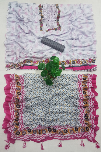 Ruposhi Cotton Unstitch Printed Three Piece For Women-NF1438