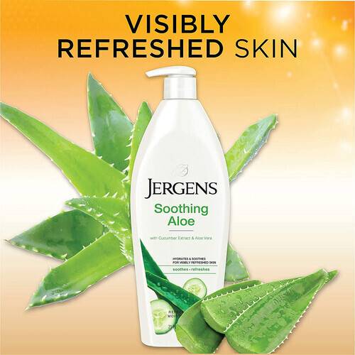 Jergens Soothing Aloe Refreshing Moisturizer, 3 image