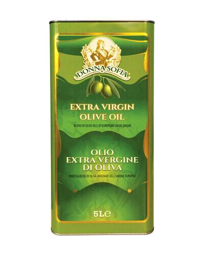 Donna Soffia Extra Virgin Olive Oil 5 Ltr TIN