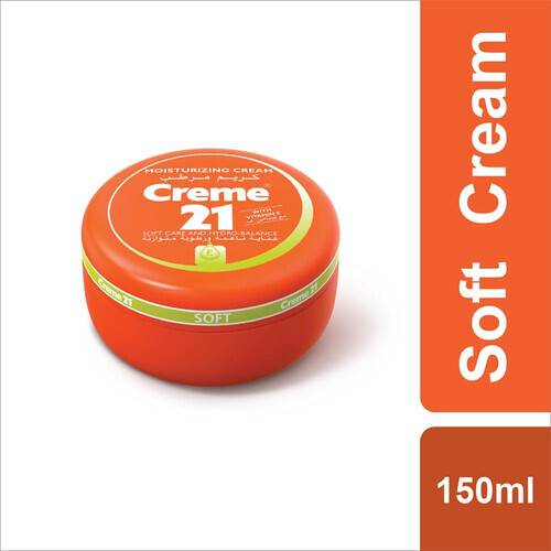 C-21 Moisturizing Cream with Vitamin E Soft 150ml