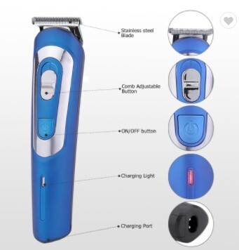 PRITECH 3 Level Adjustment Cutter Head Hair Clipper USB Charging Rechargeable Hair Trimmer, 2 image