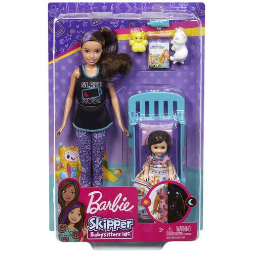 Barbie Skipper Babysitters Inc. Bedtime Playset with Skipper Doll