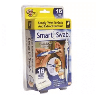 Smart Swab Ear care Earwax - White and Sky Blue., 2 image
