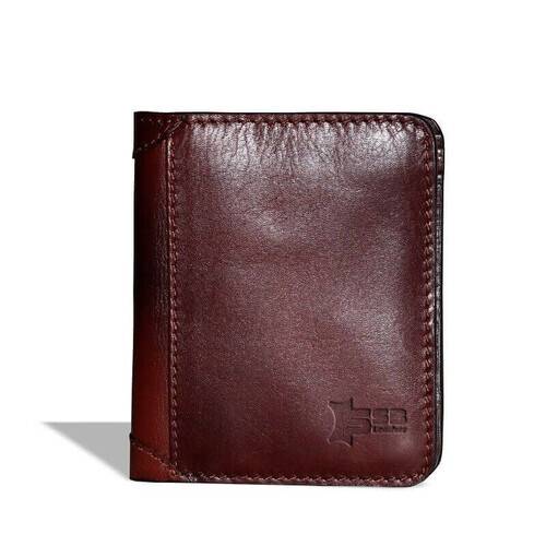 Antique Brown ( Agun ) Short Leather Wallet SB-W19, 2 image