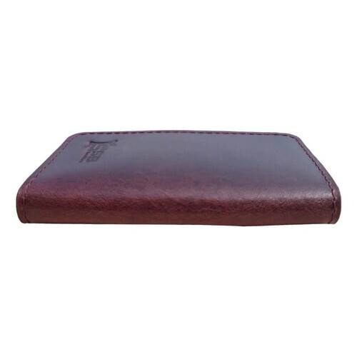 Oil Pull Up Leather Square Shape Leather Key Holder Wallet SB-KR07, 4 image