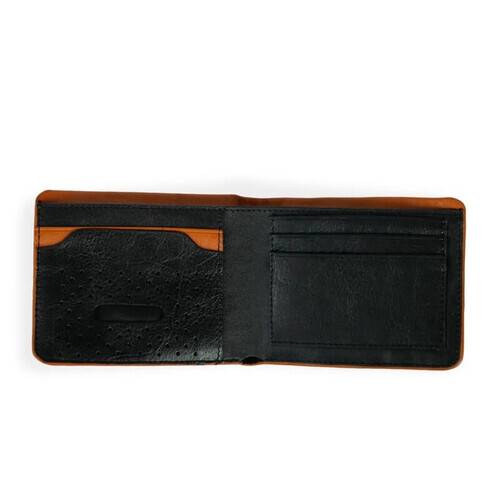 Light Brown Leather Slim Wallet SB-W64, 4 image