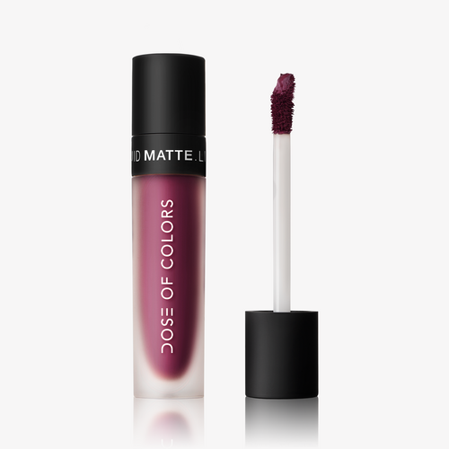 Dose of colors Liquid matte lipstick- Berry me 2