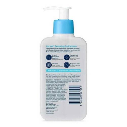 CeraVe Renewing SA Cleanser 237ml, 2 image