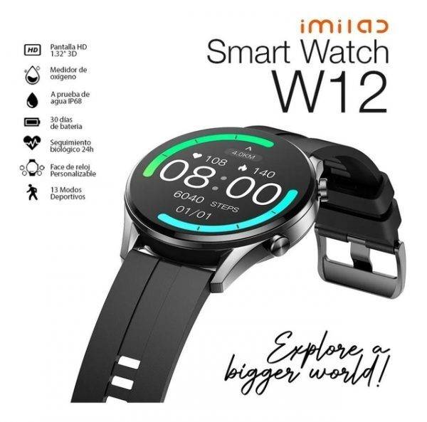 IMILAB Smart Watch W12 Global Version - Black, 2 image
