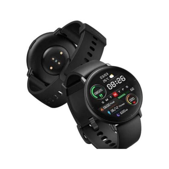 Mibro Lite Smart Watch AMOLED Screen with SpO2 - Black, 2 image