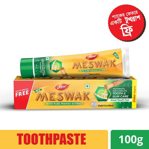 Dabur Meswak Toothpaste (Free Toothbrush) 100 gm