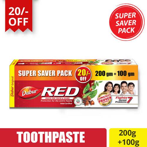 Dabur Red Toothpaste Super Saver Pack 300 gm