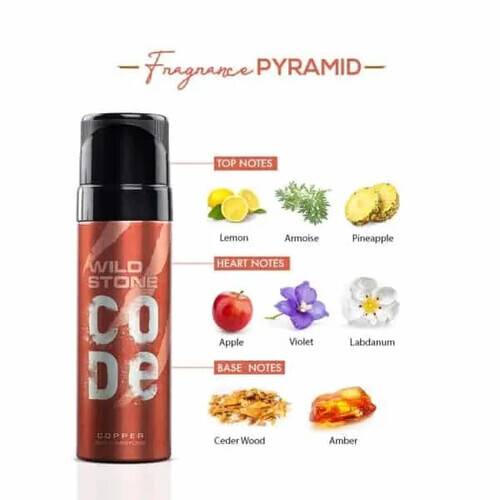 Wild Stone Code Copper Body Perfume 120ml, 2 image