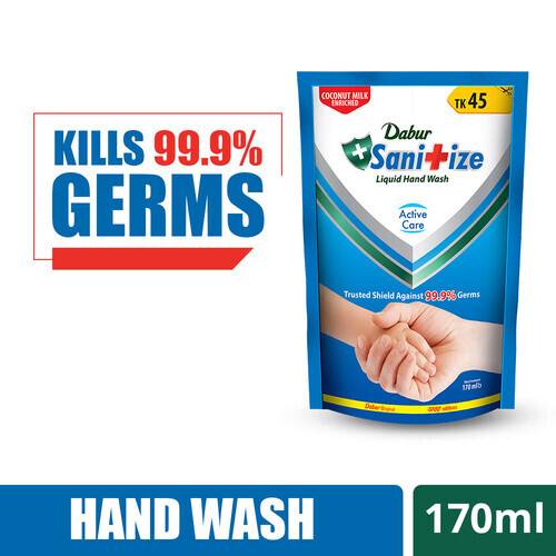 Dabur Sanitize Active Care Hand Wash Refill 170 ml