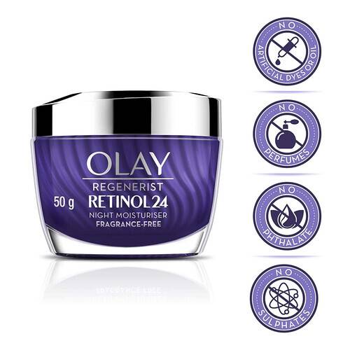 Olay Night Cream: Regenerist Retinol Moisturiser, 50 g