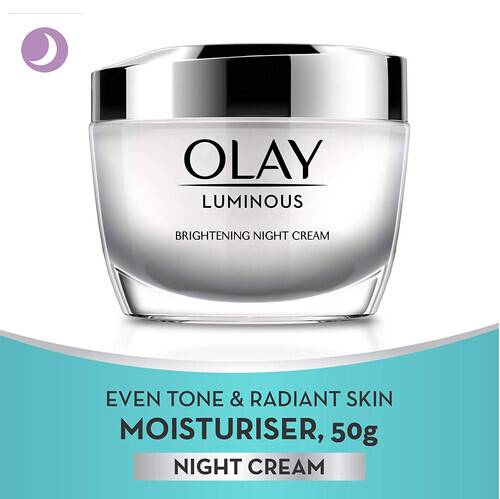 Olay Night Cream: Luminous Brightening Night Moisturiser, 50g
