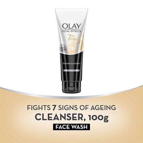 Olay Face Wash: Total Effects 7 in 1 Exfoliating Cleanser 100g