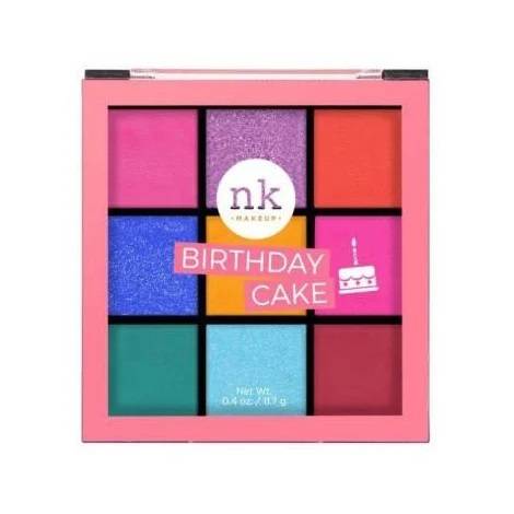 Nicka K Nine Color Eyeshadow Palette (Birthday Cake)