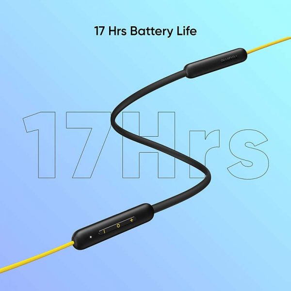 Realme Buds Wireless 2 NeoNeckband Earphone (RMA2011) -Black & Yellow | Kablewala Bangladesh