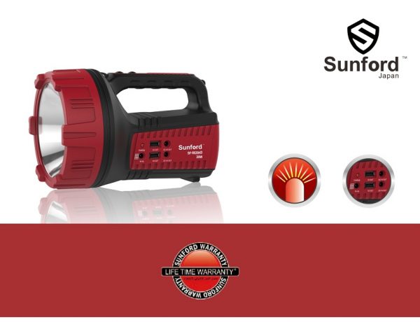 Sunford SF-8820HD 20W Rechargeable Search Light with 6 LED, 6 image