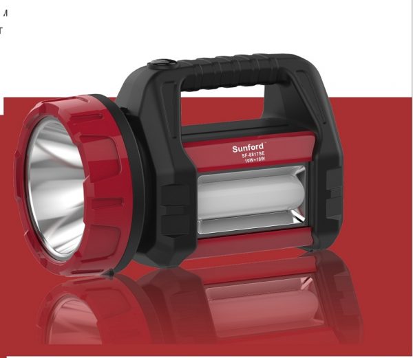 Sunford SF-8817SE 10W Rechargeable Search Light & Lateran with 20 LED, 2 image