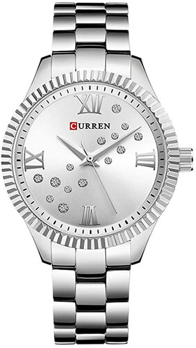 CURREN 9009 Fashion Women Rhinestone Quartz Watch Waterproof Wrist Watch, 3 image