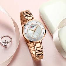 CURREN Ladies Watches Fashion Elegant Quartz Watch Women Dress Wrist Watch, 3 image
