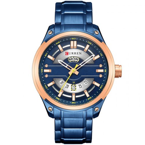CURREN 8319 Luxury Brand Analog Sports Wrist Watch Display Date Men's Quartz Watch Business Watch, 4 image