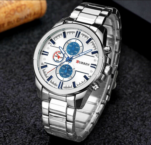 New Arrivals Curren 8274 Luxury Men Wrist Watch Alloy Strap Fashion Heavy Dial Male Business Quartz Classic Brand Watch, 4 image