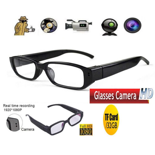Spy Glasses Camera 720P HD Spy Eyewear Glasses Hidden Camera