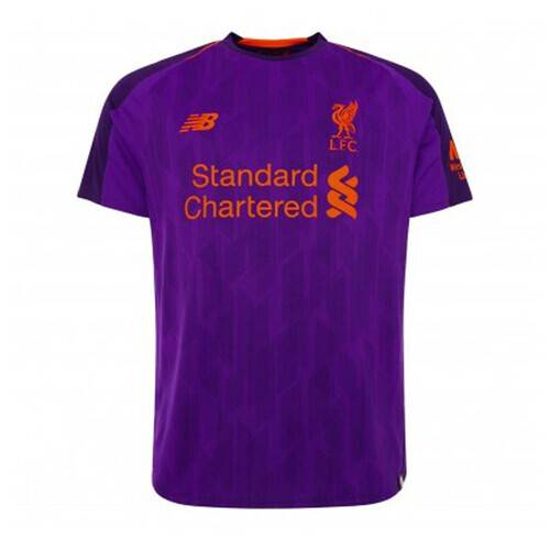 Liverpool 2018/19 Away Jersey - Short Sleeve - Purple