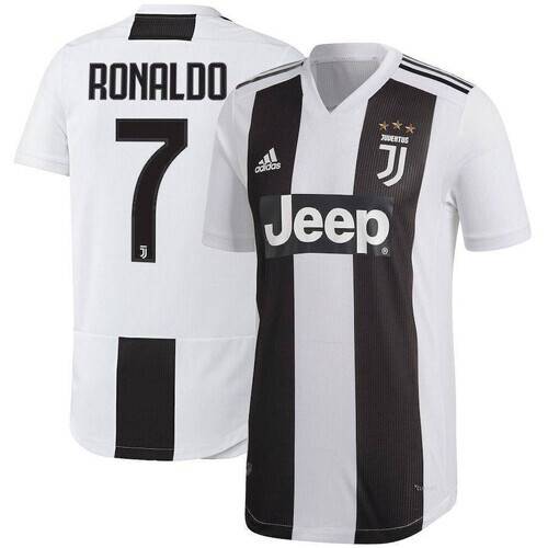 Juventus Ronaldo Polyester Short Sleeve Home Jersey 2018-19