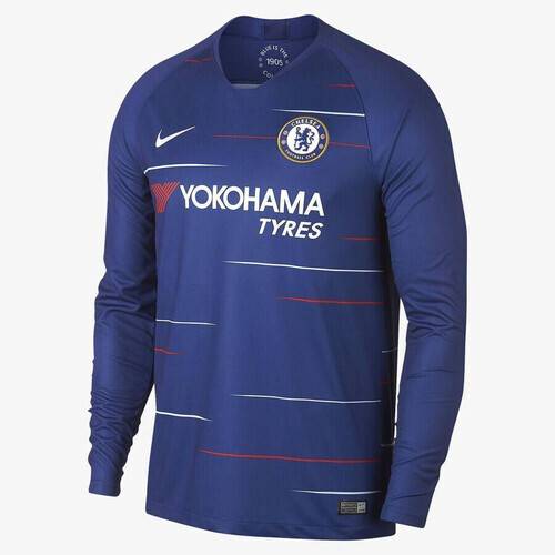Chelsea Polyester Long Sleeve Home Jersey 2018-19