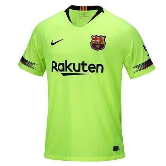 Barcelona Mesh Cotton Short Sleeve Away Jersey 2018-19