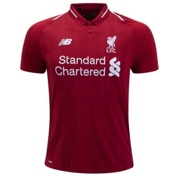 Liverpool Mesh Cotton Short Sleeve Home Jersey 2018-19