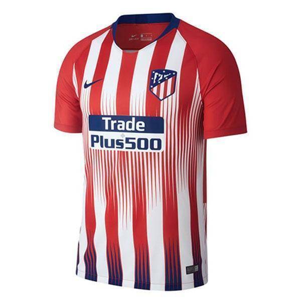 Atletico Madrid Mesh Cotton Short Sleeve Home Jersey 2018-19