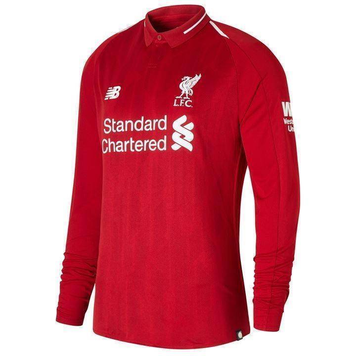 Liverpool Polyester Long Sleeve Home Jersey 2018 - 19