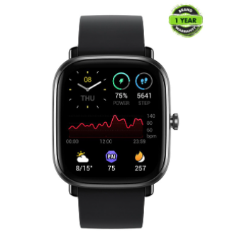 Amazfit GTS 2 Mini Smart Watch New Edition Global Version- Black