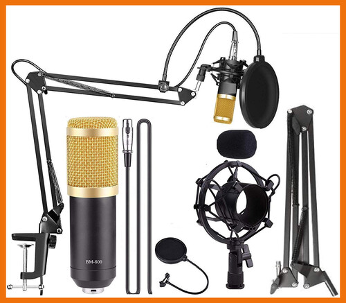 BM-800 Condenser Microphone Full Studio Package