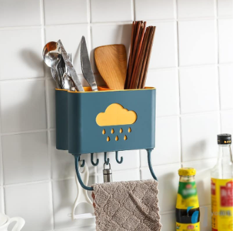 Multi-function kitchen chopstick Drying Rack (Wall mounted).